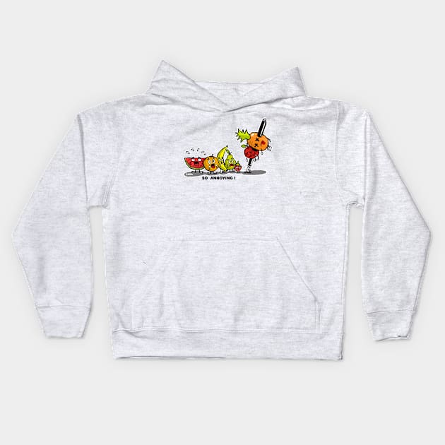 Pen Apple Pineapple Pen Kids Hoodie by NewSignCreation